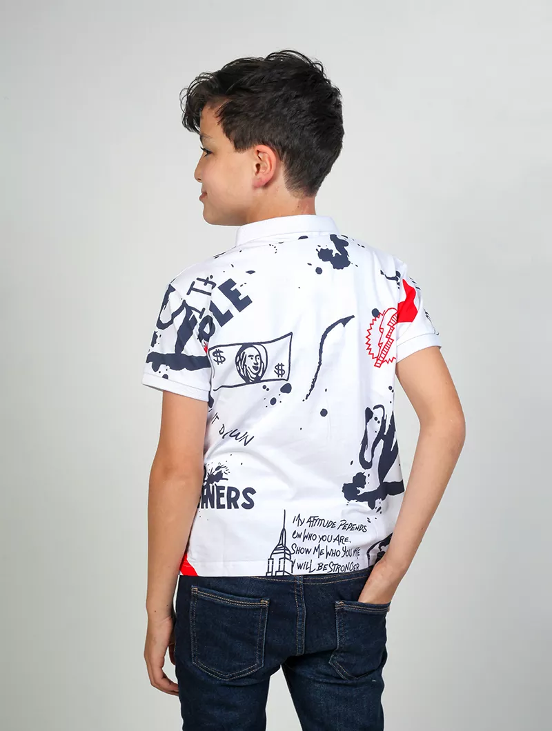Polo imprimé